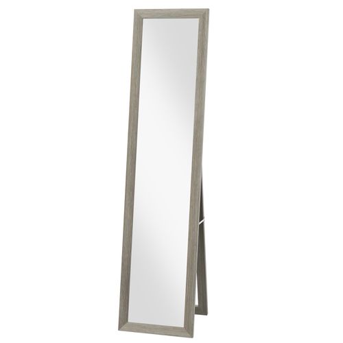 Miroir Sur Pied Et Mural Rectangulaire Aspect Bois