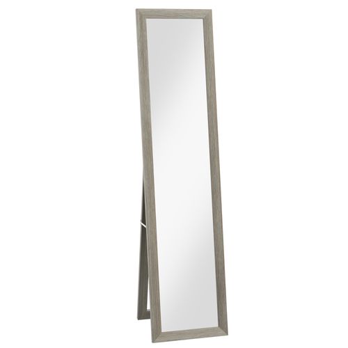 Miroir Sur Pied Et Mural Rectangulaire Aspect Bois