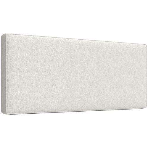 Tête De Lit Murale Rembourrée Tissu Toucher Lin 140 X 60 Cm Gris Clair