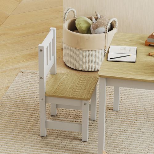 Ensemble Table Et Chaises Enfant En Bois Style Nordique