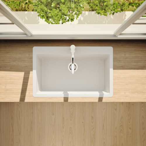 Évier Granit Blanc Schock Zina 1 Grand Bac 838x530