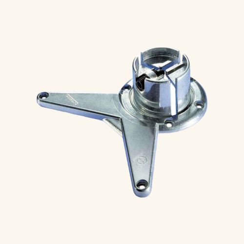 Pied De Bar Réglable Rond Chromé H 110 X L 6 Cm