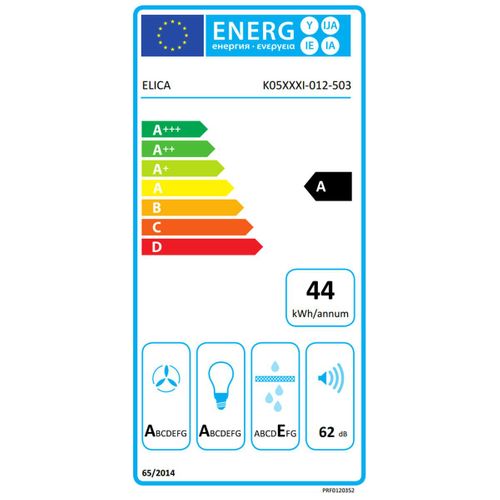 Hotte Suspendue Noir Easy  50 Cm