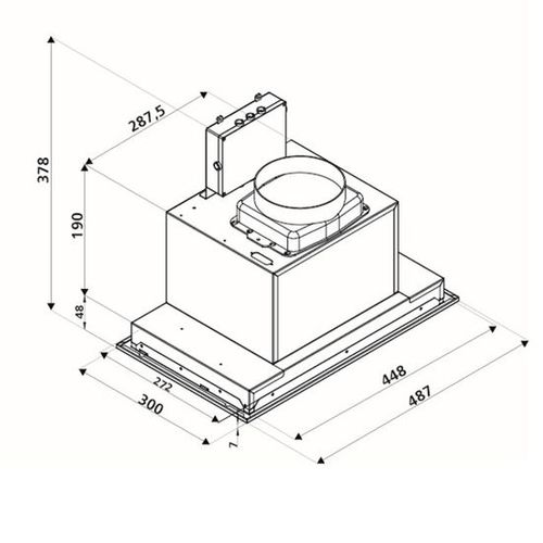Hotte Cuisine Silverline Encastrable Tosca Inox 50 Cm
