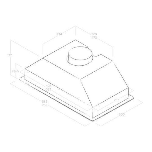 Hotte Cuisine Elica Encastrable Era C Blanc 80 Cm