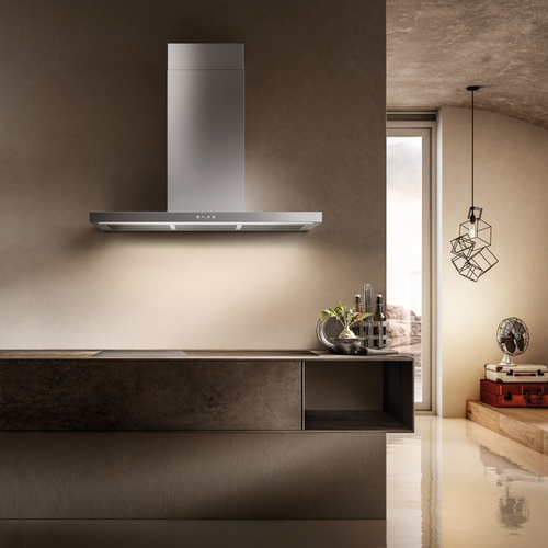 Hotte Cuisine Elica Murale Thin Inox 90 Cm