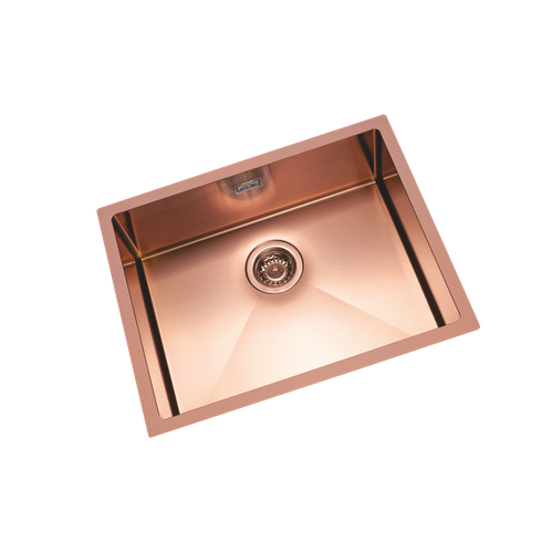 Évier Inox Cuivre Luisina Pandore 1 Bac 570x450