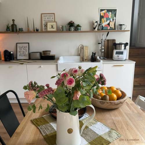 Évier Timbre D'office Céramique Blanc Léon 1 Bac 1 Égouttoir