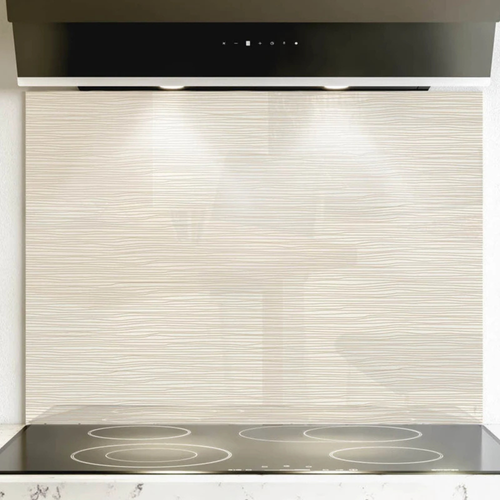 Crédence Cuisine Fond De Hotte Verre Premium - Doré L 90 X H 70 Cm