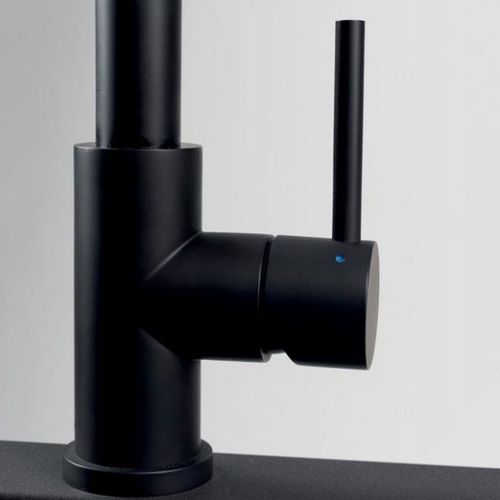 Robinet Douchette Luisina Inox Massif Pvd Noir Lena