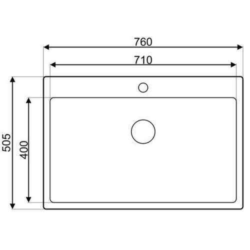 Evier Inox Lisse Kezia 1 Grand Bac Sans Égouttoir