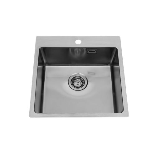 Evier Inox Lisse Kezia 1 Bac Sans Égouttoir