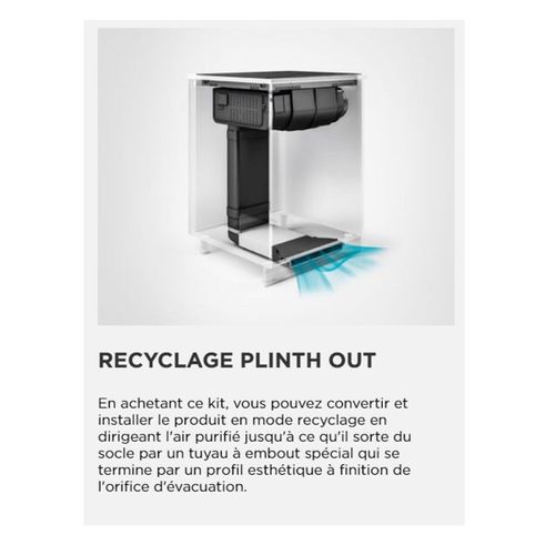 Kit Installation Recyclage Kit0167757 Extérieur Plinthe Plinth Out Pour Hotte Nikolatesla Fit