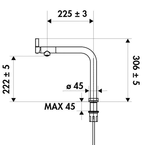 Robinet Luisina Laiton Doré Mat Lily