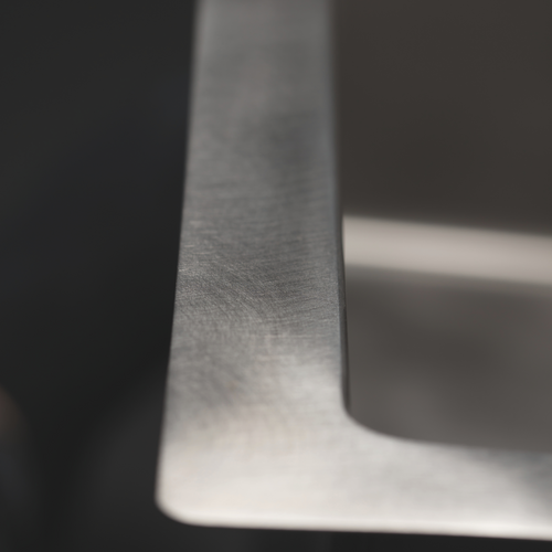 Evier Sous-plan Inox Lisse Vibrato Luisina 1 Bac 570x450 Mm