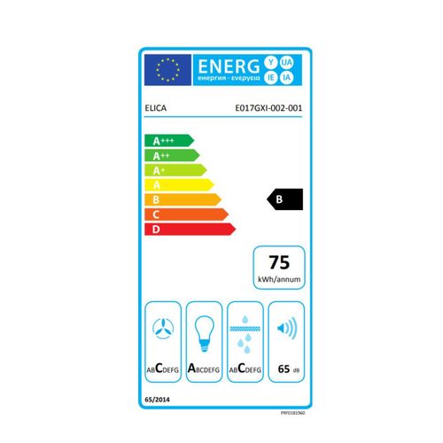 Hotte Cuisine Elica Encastrable Fold Noir - 60 Cm