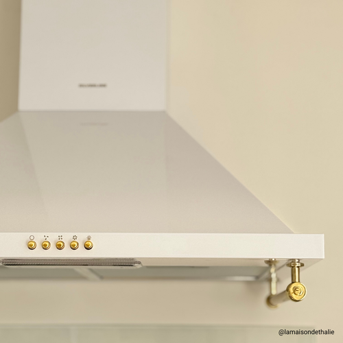 Hotte Vintage Murale Silverline Osiris Blanc Mat 60 Cm