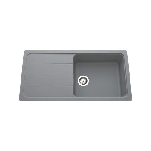 Évier Granit Gris Schock Formhaus 1 Grand Bac - 1 Égouttoir