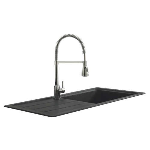 Évier Granit Noir Schock Formhaus 1 Grand Bac - 1 Égouttoir