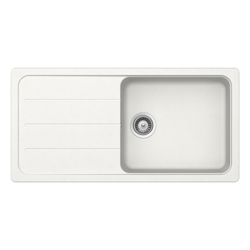 Évier Granit Blanc Formhaus 1 Grand Bac 1 Égouttoir