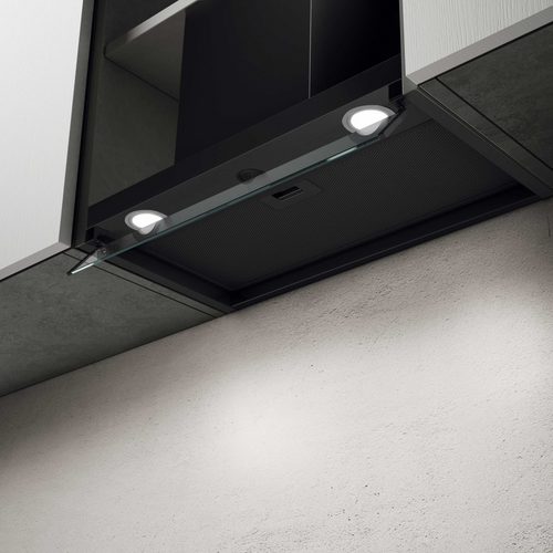 Hotte Cuisine Encastrable Elica Boxin Noir Mat 90 Cm