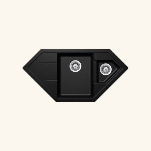 Vidage Automatique Gain De Place Cuipd316 Pour Évier 2 Bacs - Siphon Gain De Place