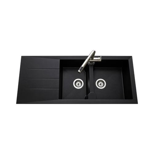 Vidage Manuel Cuipd341 Pour Évier Tunia 2 Bacs - Siphon Gain De Place