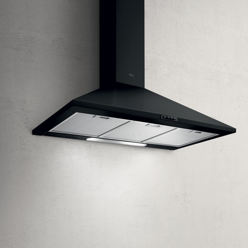 Hotte Cuisine Elica Murale Missy Noir 90 Cm