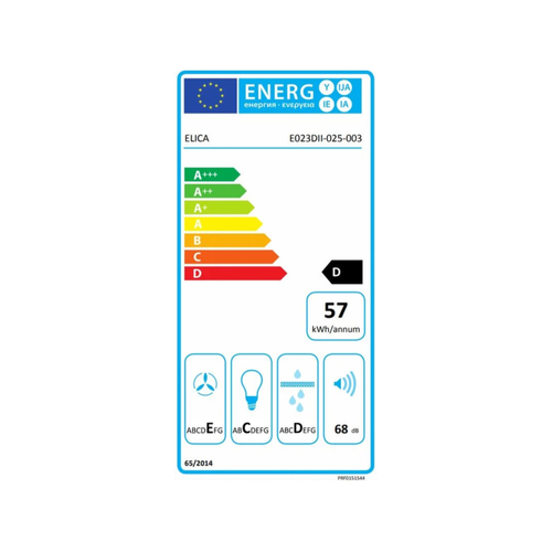 Hotte Cuisine Elica Murale Missy Noir 90 Cm