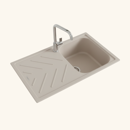 Évier Granit Beige Luisina Arpege 1 Bac 1 Égouttoir