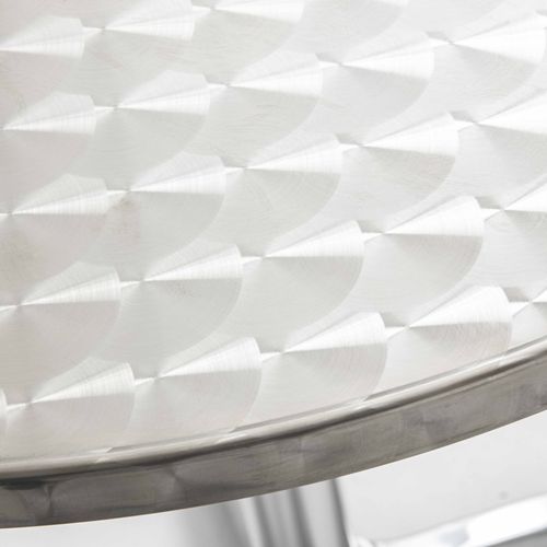 Table Et 4 Fauteuils De Jardin En Aluminium Noir Brixton