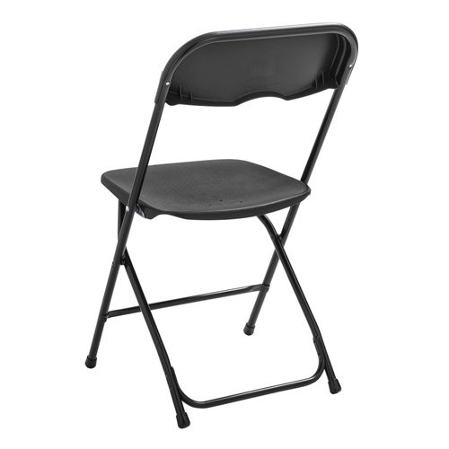Lot De 4 Chaises Pliantes Noires De Réception