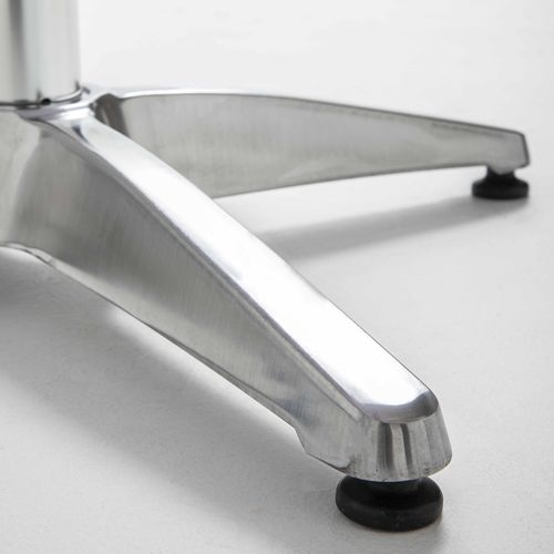 Table De Bar Ronde En Aluminium Gris