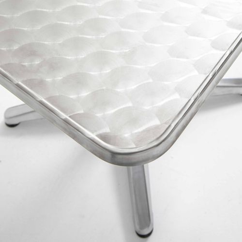 Table De Jardin Carrée En Aluminium Pliante