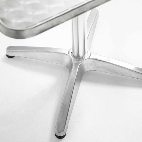 Table De Jardin Carrée En Aluminium Pliante