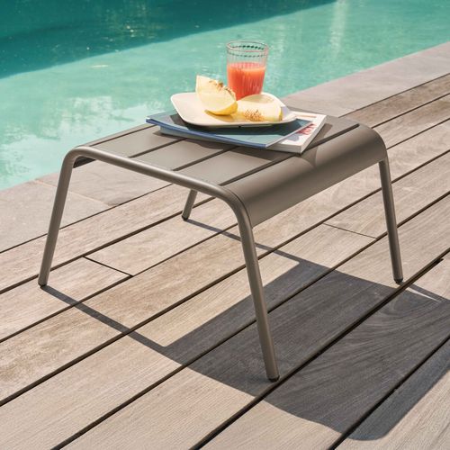 Repose Pied En Métal Taupe Palavas