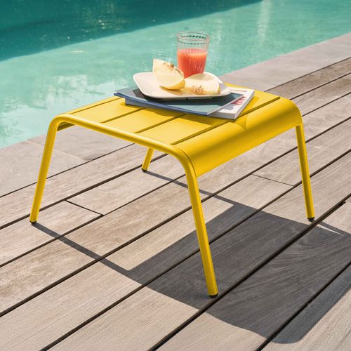 Repose Pied En Métal Jaune Palavas