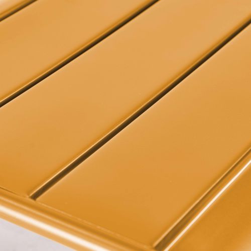 Repose Pied En Métal Jaune Palavas