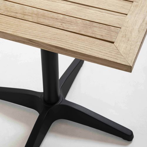 Table De Jardin Carrée Plateau Bois 70cm 4 Places
 Times Square