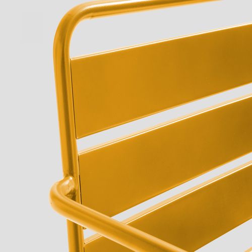 Canapé De Jardin En Métal Jaune Palavas