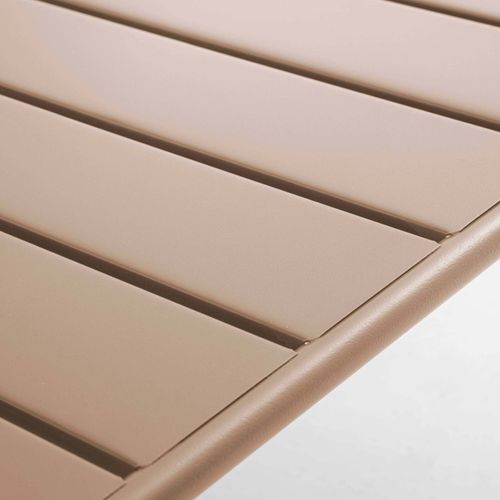 Table Basse De Jardin Acier Taupe 90 X 50 Cm Palavas