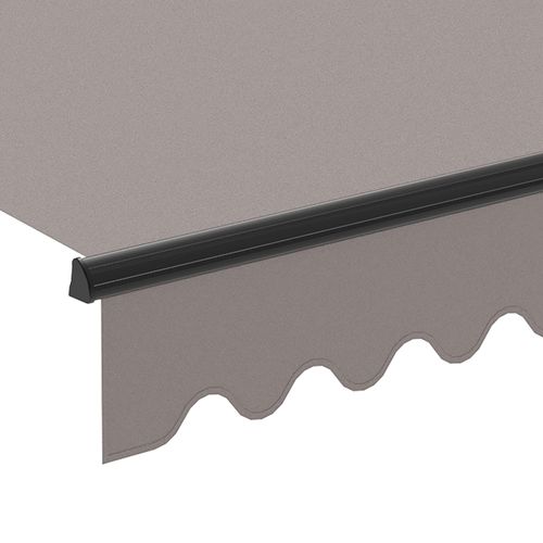 Store Banne Électrique 4x3m En Aluminium Taupe