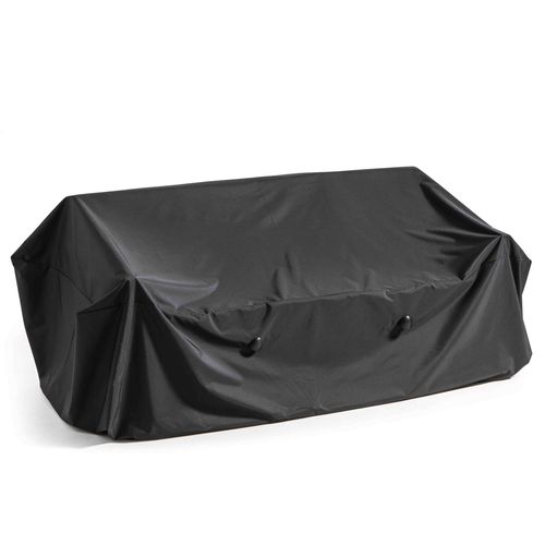 Housse De Canapé Extérieur 3 Personnes Polyester Noire Cov'up