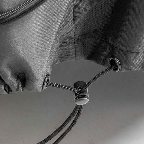 Housse De Canapé Extérieur 3 Personnes Polyester Noire Cov'up