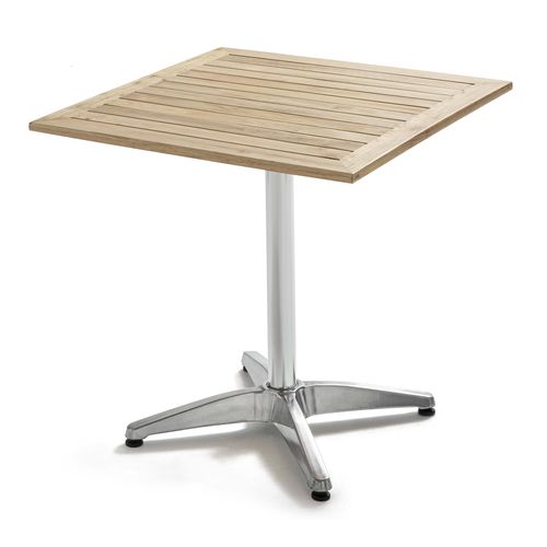 Table De Jardin Pliante Et 4 Chaises En Aluminium Et Bois