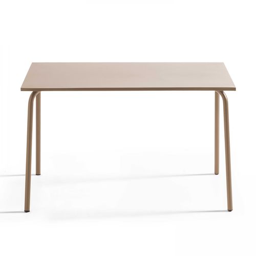 Table De Jardin En Acier Taupe Palavas