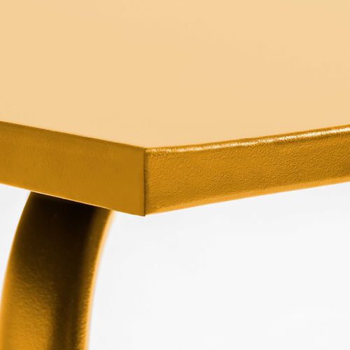 Table De Jardin En Acier Jaune  Palavas