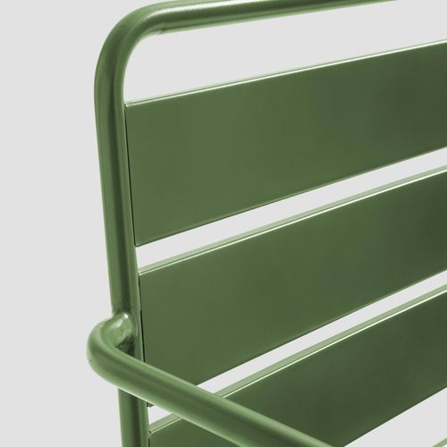 Fauteuil Bas De Jardin En Métal Vert Cactus Palavas