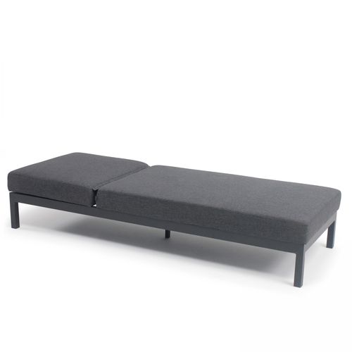 Bain De Soleil En Aluminium Gris