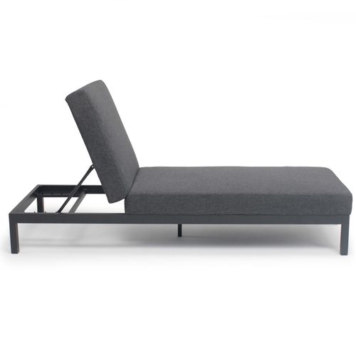 Bain De Soleil En Aluminium Gris